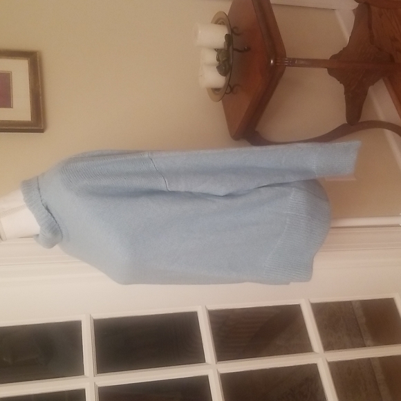 NWT Blue LOFT wool blend sweater L - Picture 3 of 6